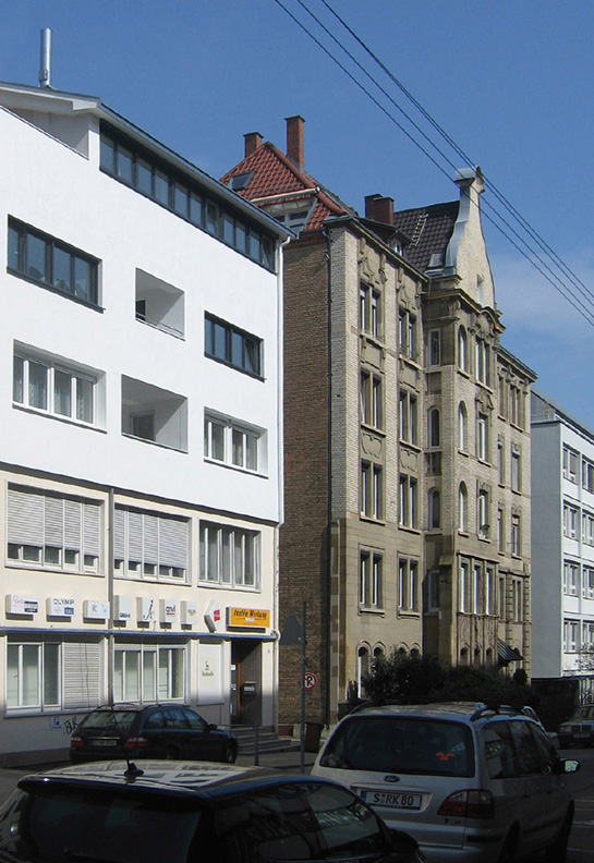 Bauen im Bestand, Lindenspürstraße Stuttgart, Aufstockung im laufenden Betrieb
